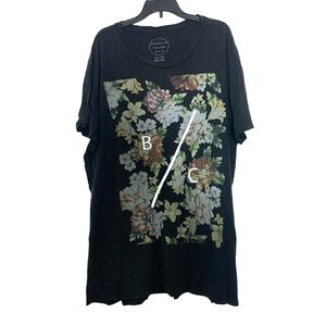 Brooklyn Calling NYC Black Floral Tee